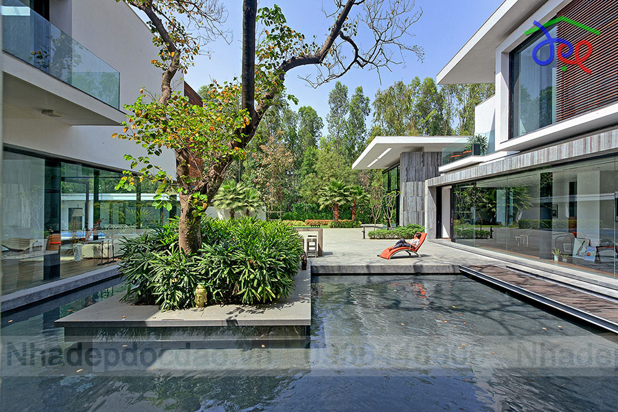 Thiết kế biệt thự xanh ở Ấn Độ