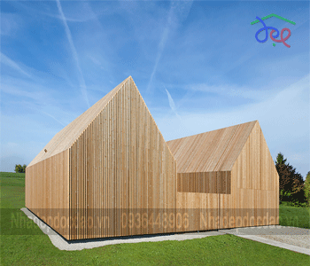 Thiết kế nhà vườn bằng gỗ ở vùng nông thôn nước Đức
