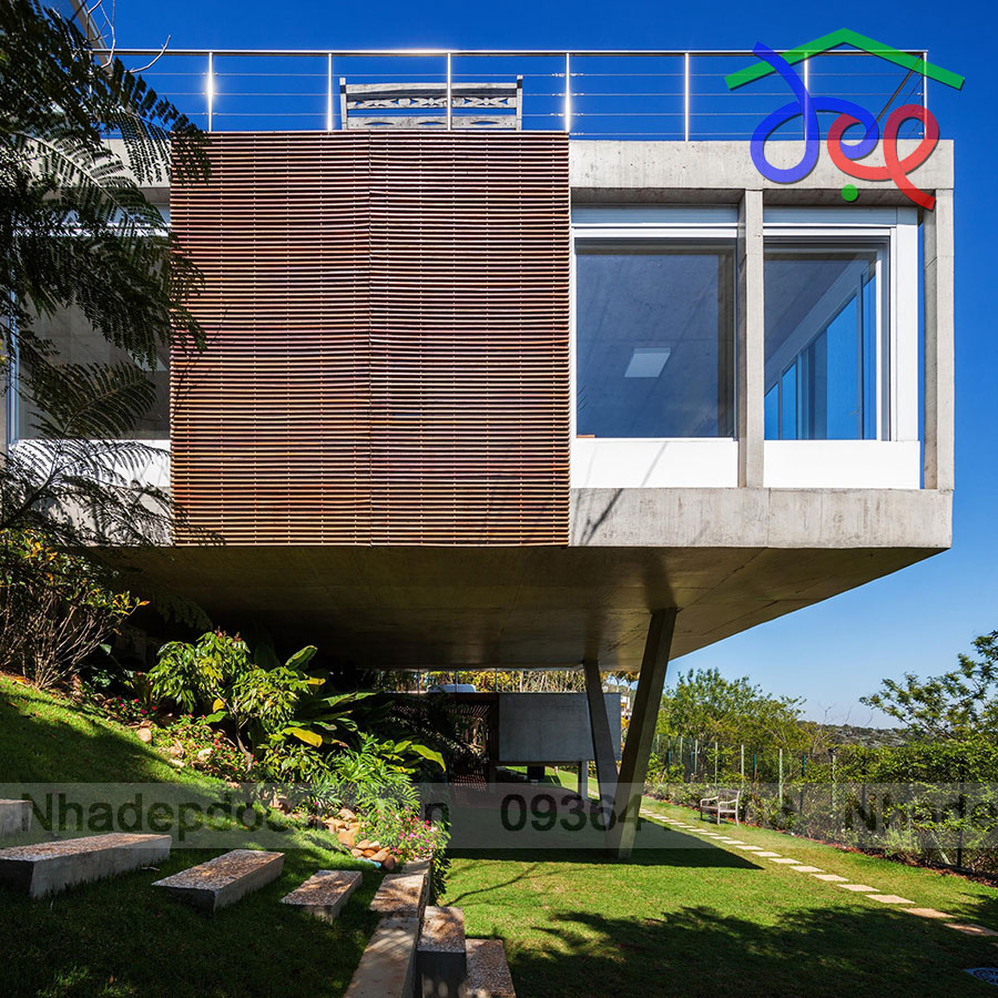 Thiết kế biệt thự vừa ở vừa làm việc tại Sao Paulo - Brazil