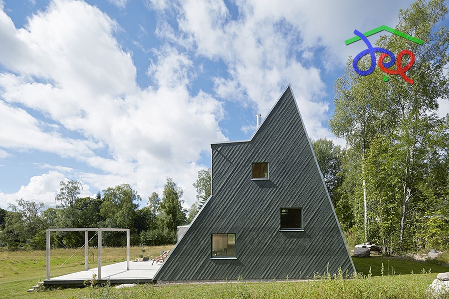 Thiết kế nhà nghỉ mùa hè ở Dalarna