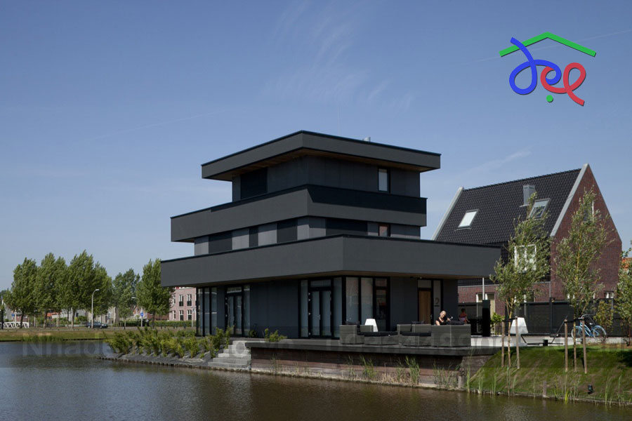 Thiết kế biệt thự 3 tầng phong cách hiện đại ở Hà Lan