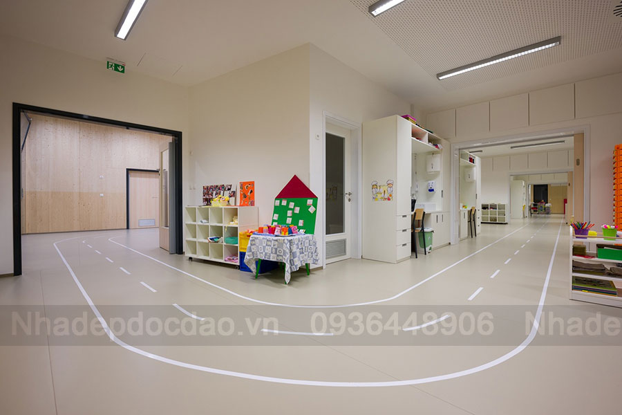Thiết kế trường học liên cấp - Nơi chia sẻ thời gian ở Podgorje