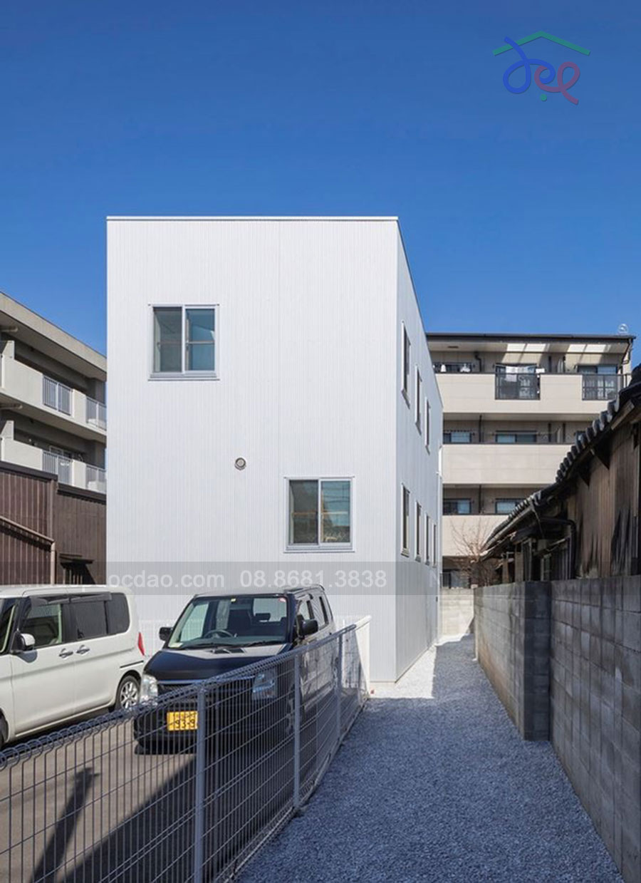 Thiết kế nhà phố không phòng, không vách ngăn tại Nhật Bản