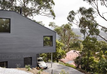 Thiết kế nhà nghỉ cuối tuần “lộn ngược” ở Australia