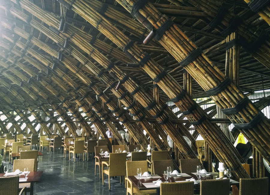  Nhà hàng tre Bamboo Wing