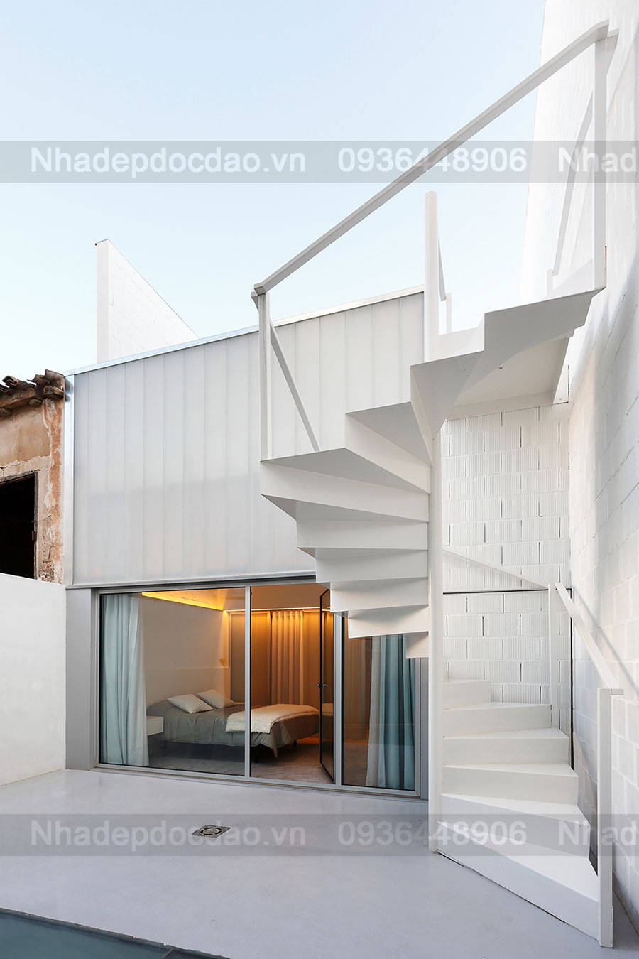 Thiết kế nhà phố 5 tầng ở Tây Ban Nha