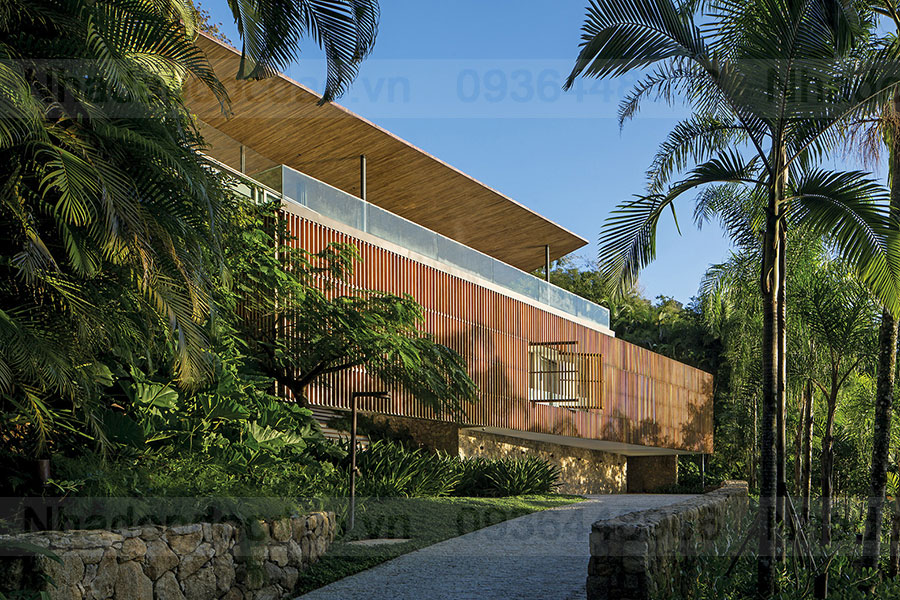 Thiết kế Nhà nghỉ cuối tuần sang trọng tại Brazil