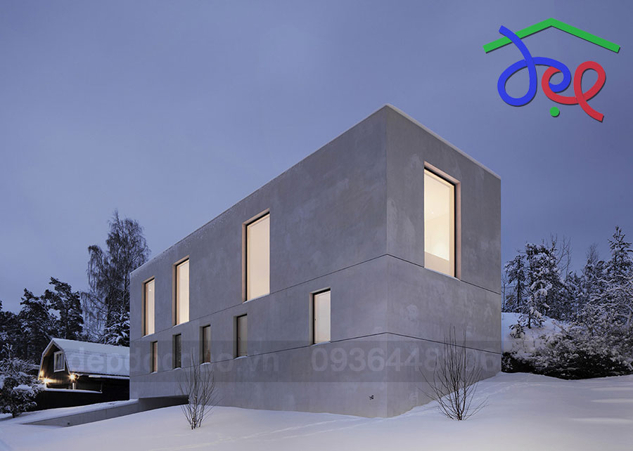 Thiết kế biệt thự ở đảo Mörtnäs, Thụy Điển