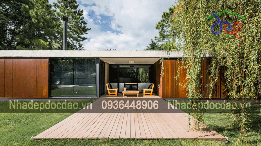 Thiết kế nhà vườn đơn giản ở Argentina