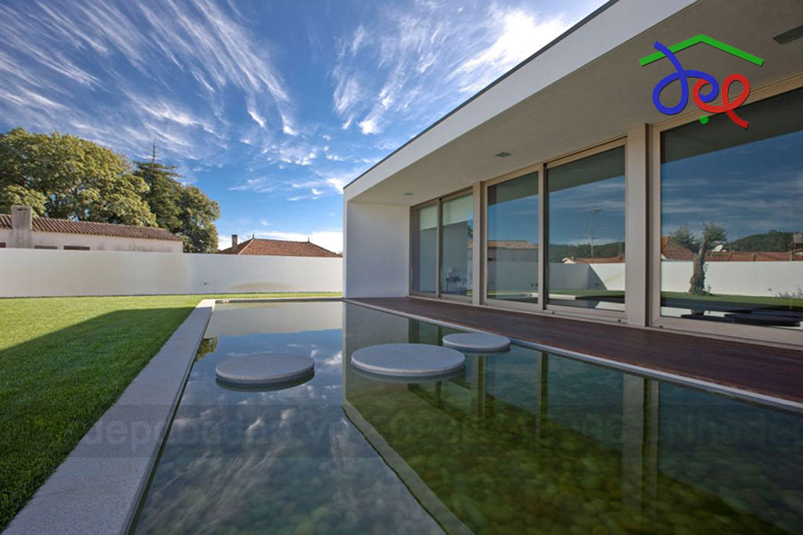 Thiết kế biệt thự với bể bơi tuyệt đẹp tại Bồ Đào Nha