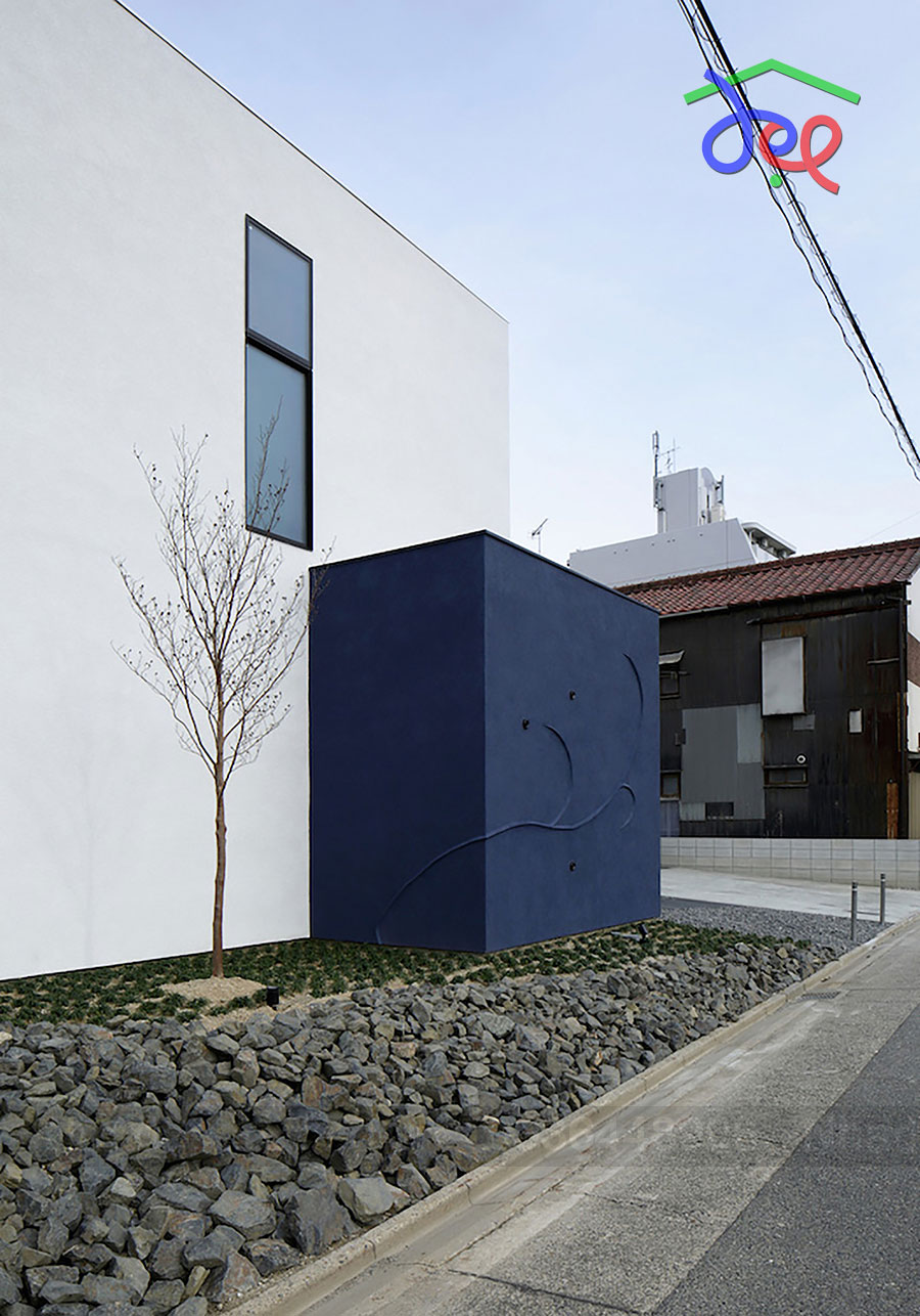 Thiết kế nhà phố tràn ngập màu sắc theo phong cách Nhật Bản
