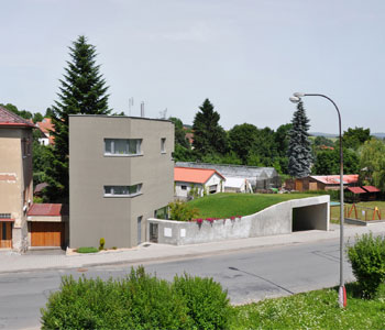 Thiết kế nhà vườn trong phố ở CH Séc