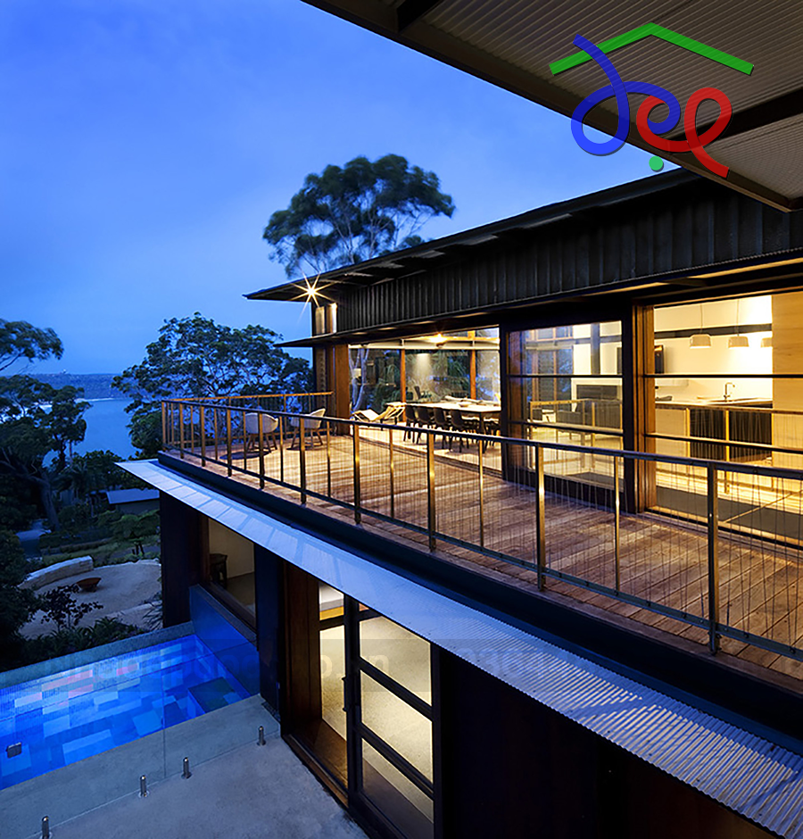 Thiết kế nhà nghỉ 2 tầng bên bờ biển ở Australia