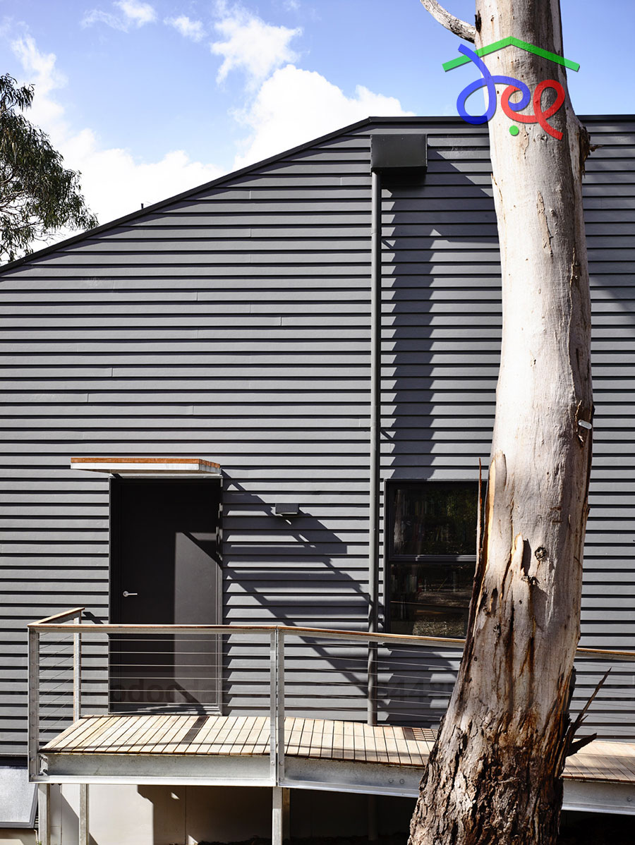 Thiết kế nhà nghỉ cuối tuần "lộn ngược" ở Australia
